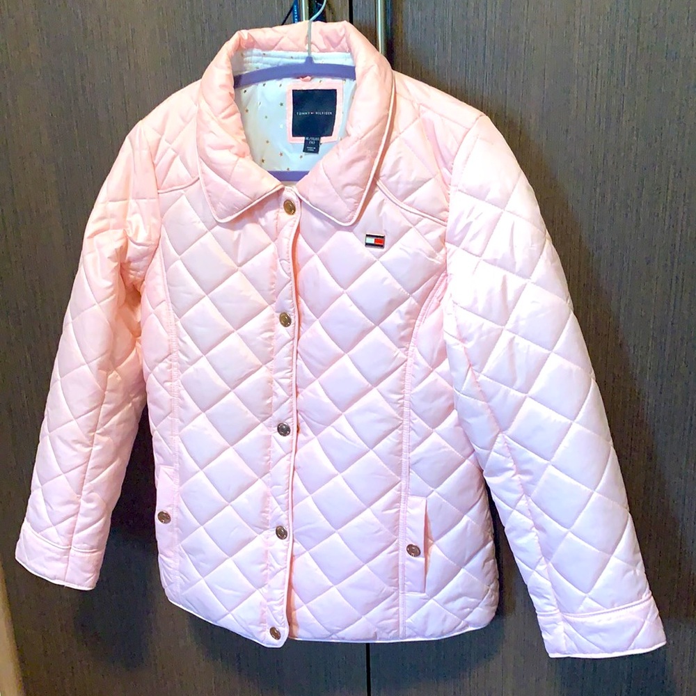 NEW Tommy Hilfiger Big Girls Quilted Barn Jacket